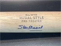 Stan Musial Signed Autographed Baseball Bat 34