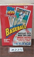 1991 Tops Bubble gum cards. Unopened box