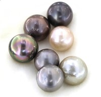 (7) Natural 8-11 mm Tahitian Pearls
