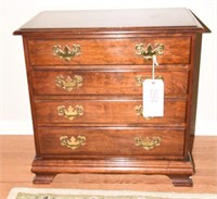 Cherry four drawer Diminutive Chest of drawers