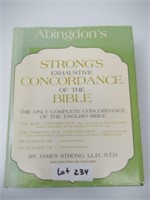Strongs Concordance of the Bible Book