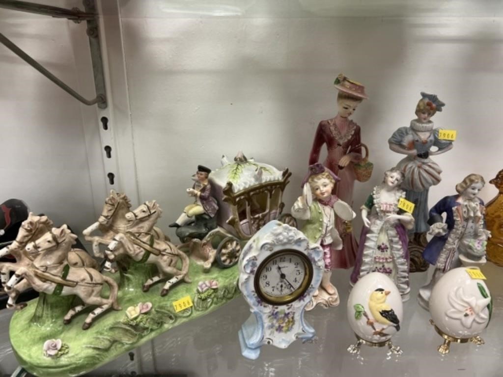 Unsigned Porcelain Figurines