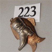 FISH & BOOT WALL MATCH HOLDER 5 IN
