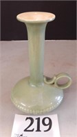 RED WING HANDLED BUD VASE 7 IN