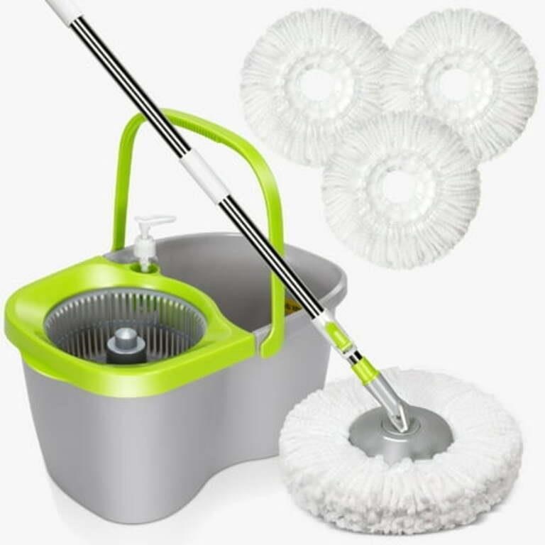 Mastertop Spin Mop and Bucket System with Wringer