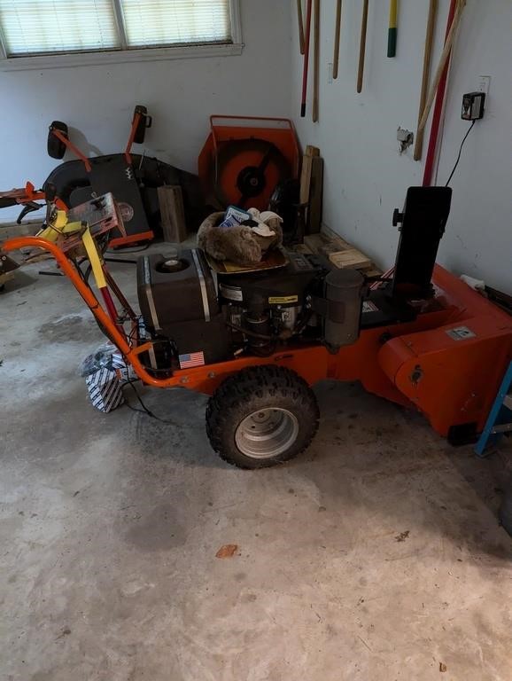 DR tractor brush hog mower and snow blower