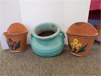 3 PCS MEXICAN POTTERY TO GO