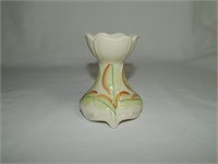 Belleek Porcelain Vase Painted Elm Leaf Vase 7th