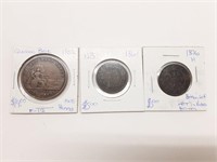 1852 / 1861 / 1876 SILVER COINS