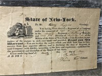 1824 Enlistment papers