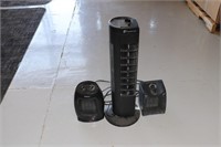 Lot of 2 Space Heaters & a Tower Fan