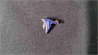 Sterling Silver 925 Duck Lapel Pin Vintage