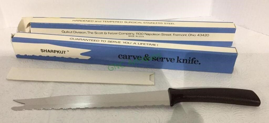 New old stock 2 Sharpkut carve and serve