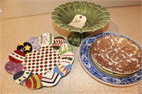 Decorative plates and bowls
