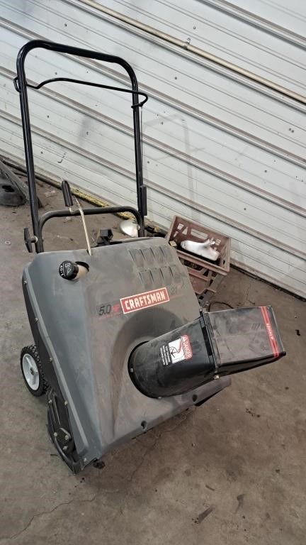 Craftsman 21" 5hp electric start snow blower