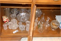 Assorted Clear Glassware