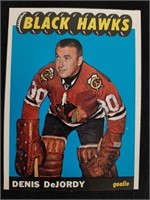 1965-66 Topps NHL Denis DeJordy Card