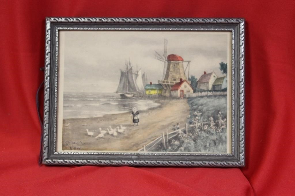 A Watercolour - Signed F.Phelps 1.22.33
