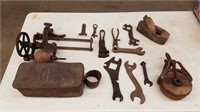 Variety of Old Farm Antiques