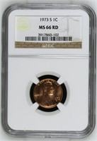 1973-S One Cent NGC MS 66 RD
