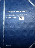 Lincoln Cent Album Complete Date Run 1941-1971