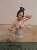 Pin Cushion Woman Figurine
