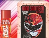 (4) Hasbro Licensed Hand Sanitizer + Chapstick,