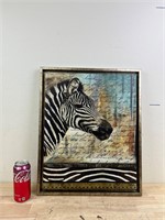 Zebra wall decor