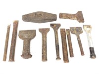 Antique Metal Chisels & Tools