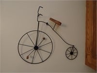 Metal Bike Wall Hanging - 23x20 (dining room)