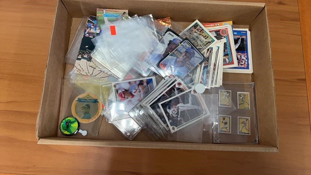 Baseball Cards and book lot