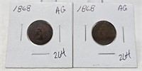 (2) 1868 Cents AG