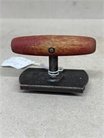 Antique top off can opener