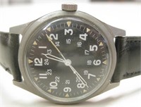 Vietnam War 1974 US Military Bulova Watch - Works