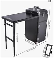 BYOOTIQUE Rolling Manicure Table Foldable Nail