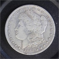 US Coins 1888-O Silver Morgan Dollar, Circulated