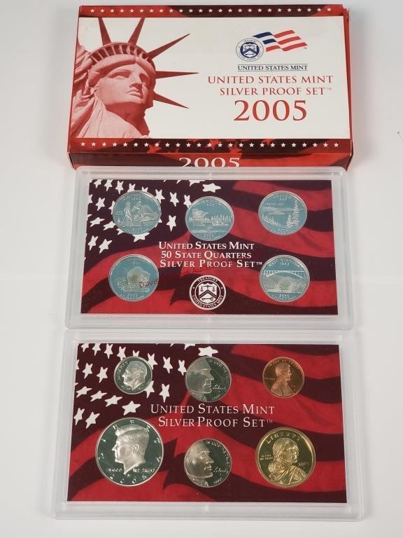 2005 US Mint Silver Proof Set