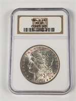 1884-O Morgan Silver Dollar- Graded MS63