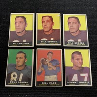 1961 Topps Football Cards, Bill George