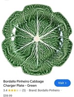 K - BORDALLO PINHEIRO SET OF 6 PLATES (C5)