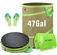 NEW $64 47Gallon Leaf Bags Collapsible