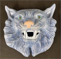 Blue Ceramic Animal Mask