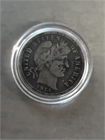 1914 silver dime