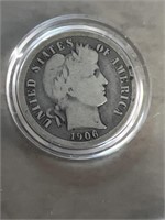 1906 Silver dime