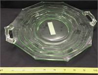 Depression Green Serving Tray