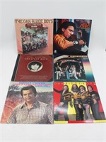 (6) Country Music LP Vinyl Record Albums