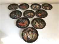 Vintage Decorative  Russian Folktale Plates