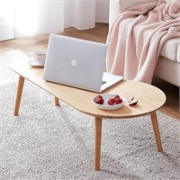 Cenzen Bamboo Coffee Table For Living Room Unique