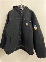 SIZE 2X LARGE CARHARTT MENS RELAXED FIT JACKET