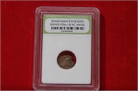 A Slabbed Roman  Bronze Coin